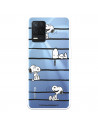 Funda para Realme 8 5G Oficial de Peanuts Snoopy rayas - Snoopy