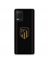 Funda para Realme 8 5G del Atleti Escudo Dorado Fondo Negro - Licencia Oficial Atlético de Madrid