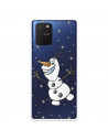 Fundaara Samsung Galaxy S10 Lite Oficial de Disney Olaf Transparente - Frozen