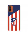 Funda para Xiaomi Redmi 9T del Atleti Escudo Fondo Atletico - Licencia Oficial Atlético de Madrid