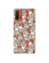 Funda para Xiaomi Redmi 9T Oficial de Disney Tambor Patrones - Bambi