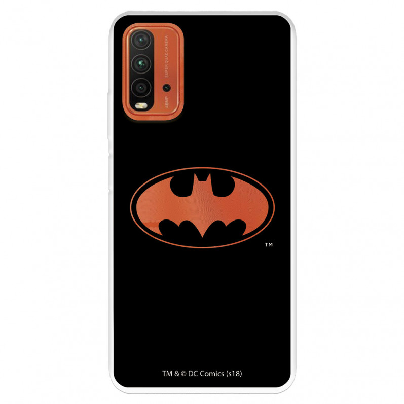 Funda para Xiaomi Redmi 9T Oficial de DC Comics Batman Logo Transparente - DC Comics