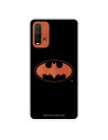 Funda para Xiaomi Redmi 9T Oficial de DC Comics Batman Logo Transparente - DC Comics