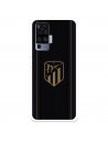 Funda para Vivo X51 del Atleti Escudo Dorado Fondo Negro - Licencia Oficial Atlético de Madrid