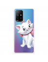 Funda para Oppo A74 5G Oficial de Disney Marie Silueta - Los Aristogatos