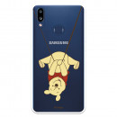 Funda para Samsung Galaxy A10s Oficial de Disney Winnie  Columpio - Winnie The Pooh