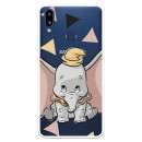 Funda para Samsung Galaxy A10s Oficial de Disney Dumbo Silueta Transparente - Dumbo