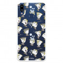 Funda para Samsung Galaxy A10s Oficial de Disney Chip Potts Siluetas - La Bella y la Bestia