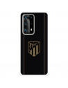 Funda para Huawei P40 Pro Plus del Atleti Escudo Dorado Fondo Negro - Licencia Oficial Atlético de Madrid