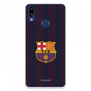 Funda para Samsung Galaxy A10s del Barcelona Rayas Blaugrana - Licencia Oficial FC Barcelona