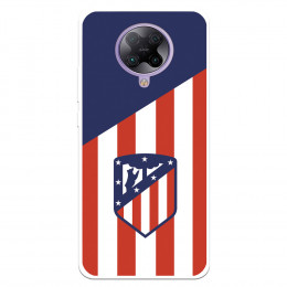 Funda para Xiaomi Redmi K30 Pro del Atleti Escudo Fondo Atletico - Licencia Oficial Atlético de Madrid