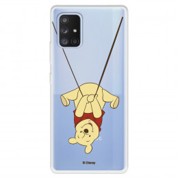 Funda para Samsung Galaxy A71 5G Oficial de Disney Winnie  Columpio - Winnie The Pooh