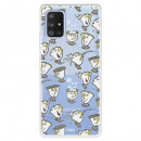 Funda para Samsung Galaxy A71 5G Oficial de Disney Chip Potts Siluetas - La Bella y la Bestia