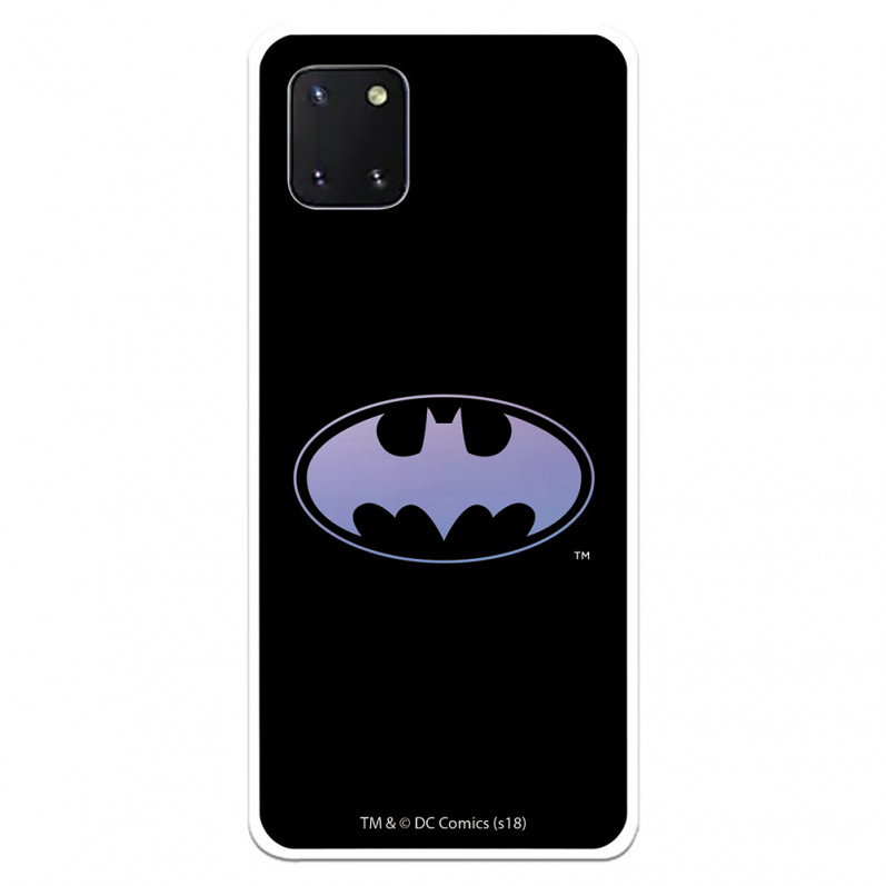 Případ pro Samsung Galaxy A81 Oficiální logo DC Comics Batman průhledné - DC Comics