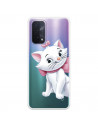 Funda para Oppo A74 5G Oficial de Disney Marie Silueta - Los Aristogatos