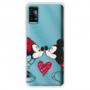 Funda para ZTE Blade A71 Oficial de Disney Mickey y Minnie Beso - Clásicos Disney