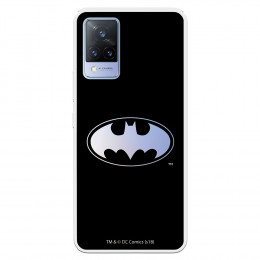 Funda para Vivo V21 5G Oficial de DC Comics Batman Logo Transparente - DC Comics