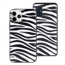 Coque Ultra Douce Noire Dessin Animal Imprimé Zèbre