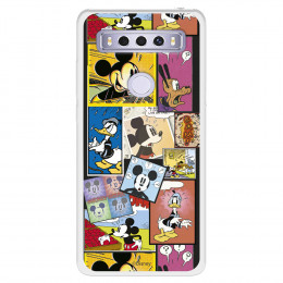 Funda para TCL 10 SE Oficial de Disney Mickey Comic - Clásicos Disney