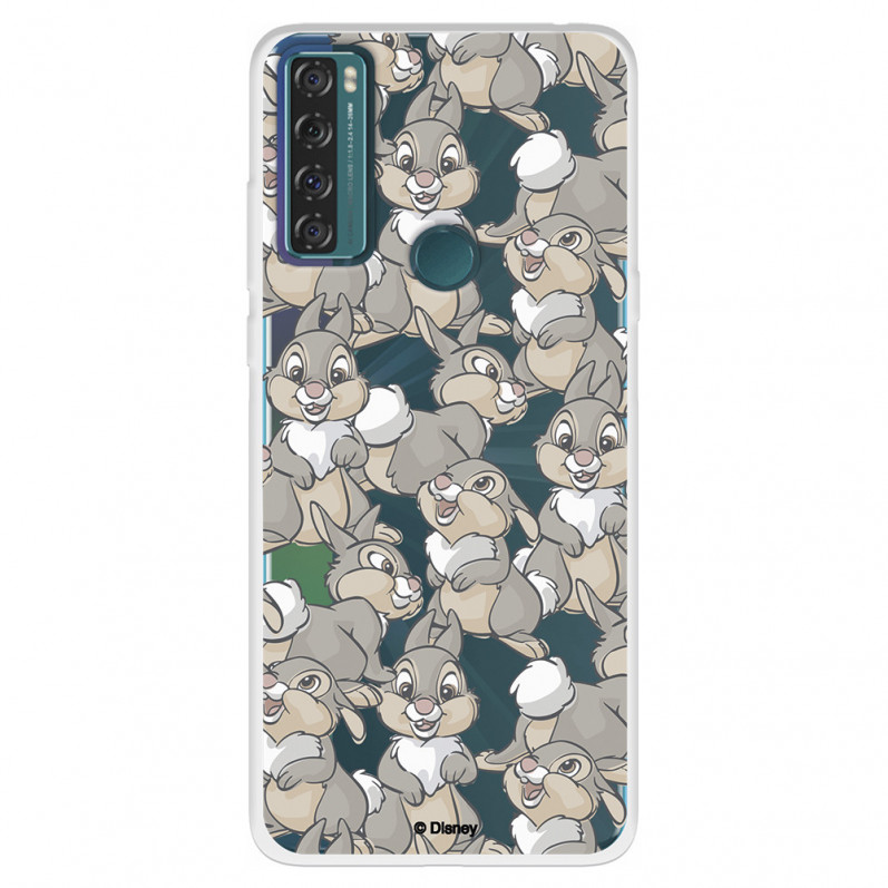 Funda para TCL 20 SE Oficial de Disney Tambor Patrones - Bambi