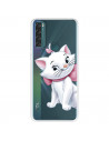 Funda para TCL 20 SE Oficial de Disney Marie Silueta - Los Aristogatos