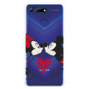 Funda para Huawei Honor View 20 Oficial de Disney Mickey y Minnie Beso - Clásicos Disney