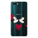 Fundaara Oppo AX7 Oficial de Disney Mickey y Minnie Beso - Clásicos Disney