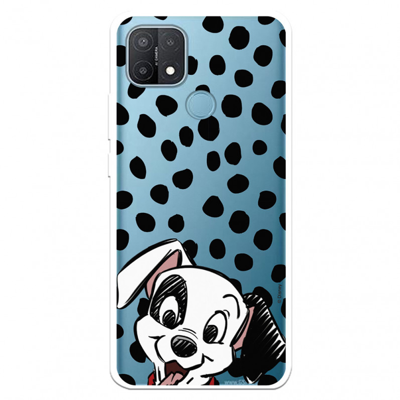 Funda para Oppo A15 Oficial de Disney Cachorro Manchas - 101 Dálmatas