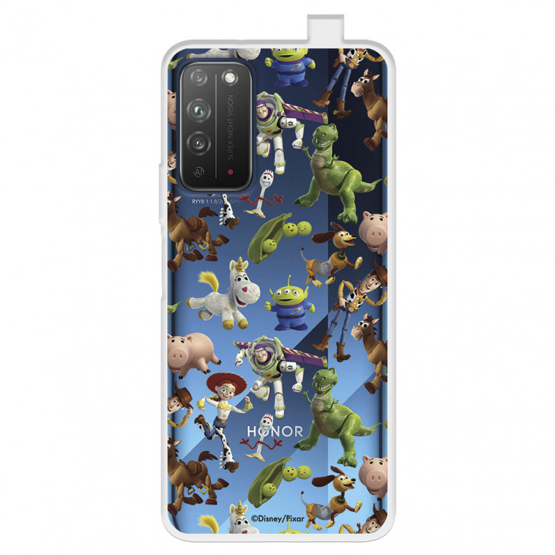 Funda para Huawei Honor X10 5G Oficial de Disney Muñecos Toy Story Siluetas - Toy Story