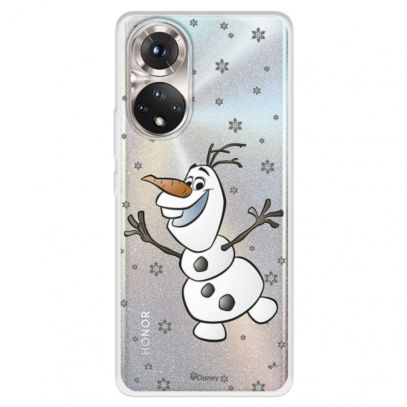 Funda para Huawei Honor 50 5G Oficial de Disney Olaf Transparente - Frozen