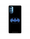 Funda para Oppo Reno4 5G Oficial de DC Comics Batman Logo Transparente - DC Comics