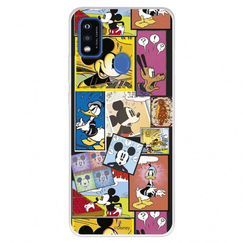 Funda para ZTE Blade A51 Oficial de Disney Mickey Comic - Clásicos Disney