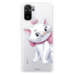Funda para Xiaomi Redmi Note 10S Oficial de Disney Marie Silueta - Los Aristogatos