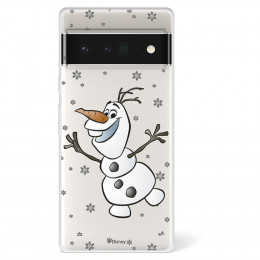 Funda para Google Pixel 6 Pro Oficial de Disney Olaf Transparente - Frozen