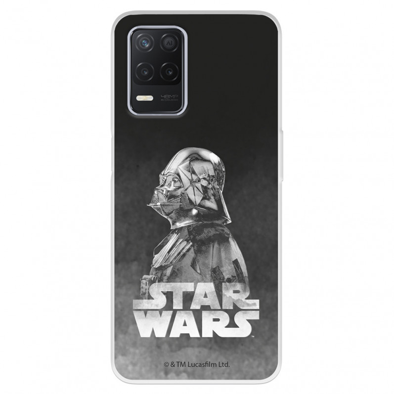 Funda para Realme Narzo 30 5G Oficial de Star Wars Darth Vader Fondo negro - Star Wars