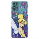 Funda para ZTE Blade V30 Vita Oficial de Disney Campanilla Flores - Peter Pan