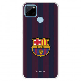 Funda para Realme C21Y del Barcelona Rayas Blaugrana - Licencia Oficial FC Barcelona