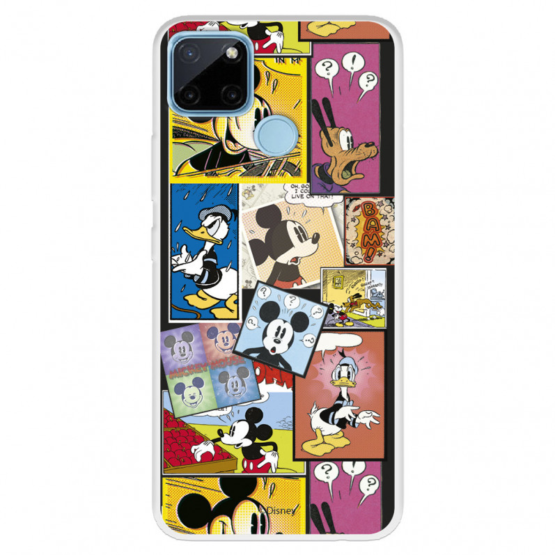 Funda para Realme C21Y Oficial de Disney Mickey Comic - Clásicos Disney