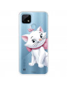 Coque pour Realme C21 Officielle de Disney Marie Silhouette - Les Aristochats