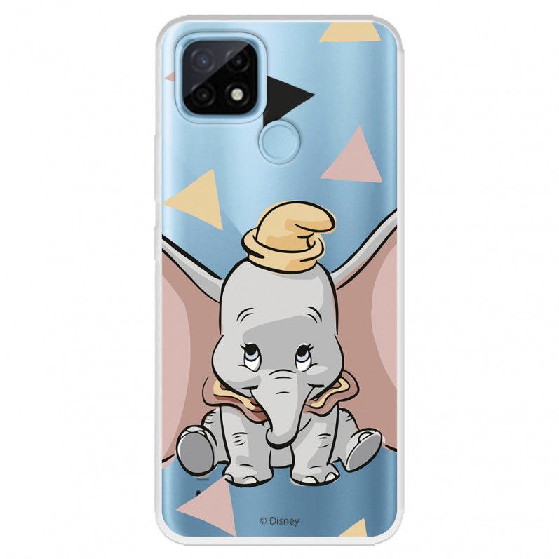 Coque pour Realme C21 Officielle de Disney Dumbo Silhouette Transparente - Dumbo