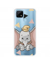 Coque pour Realme C21 Officielle de Disney Dumbo Silhouette Transparente - Dumbo