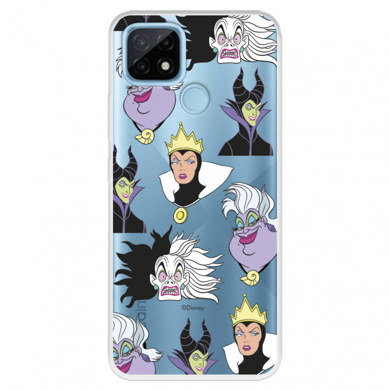 Coque pour Realme C21 Officielle de Disney Méchantes Dessin - Méchantes Disney