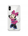 Coque pour iPhone X Officielle de Disney Minnie Rose - Classiques Disney