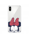 Coque pour iPhone X Officielle de Disney Minnie Visage - Classiques Disney