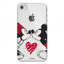 Coque pour iPhone 4S Oficielle de Disney Mickey et Minnie Bisou - Classiques Disney