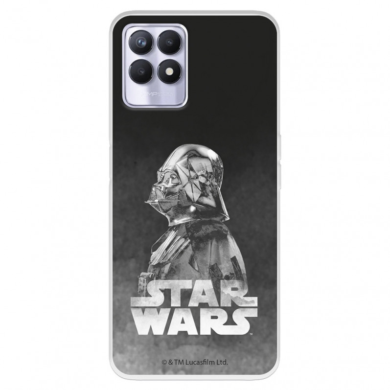 Funda para Realme C11 2021 Oficial de Star Wars Darth Vader Fondo negro - Star Wars