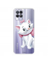 Funda para Realme C11 2021 Oficial de Disney Marie Silueta - Los Aristogatos