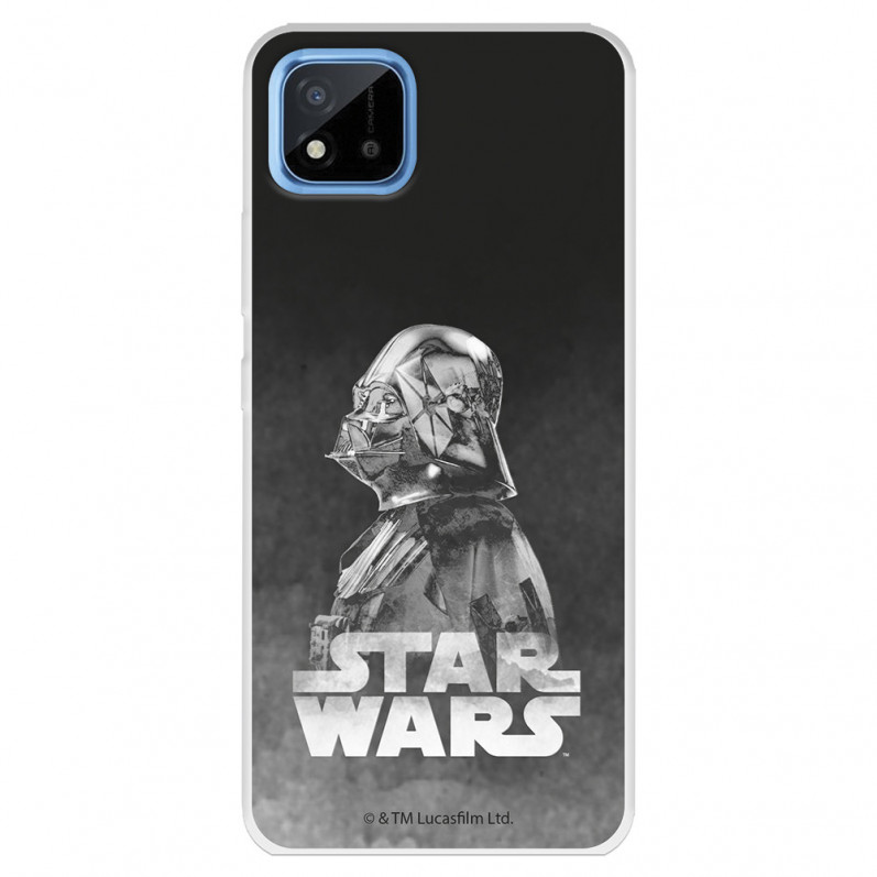 Funda para Realme 8i Oficial de Star Wars Darth Vader Fondo negro - Star Wars