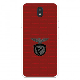 Funda para LG K30 del Escudo Fondo Granate  - Licencia Oficial Benfica