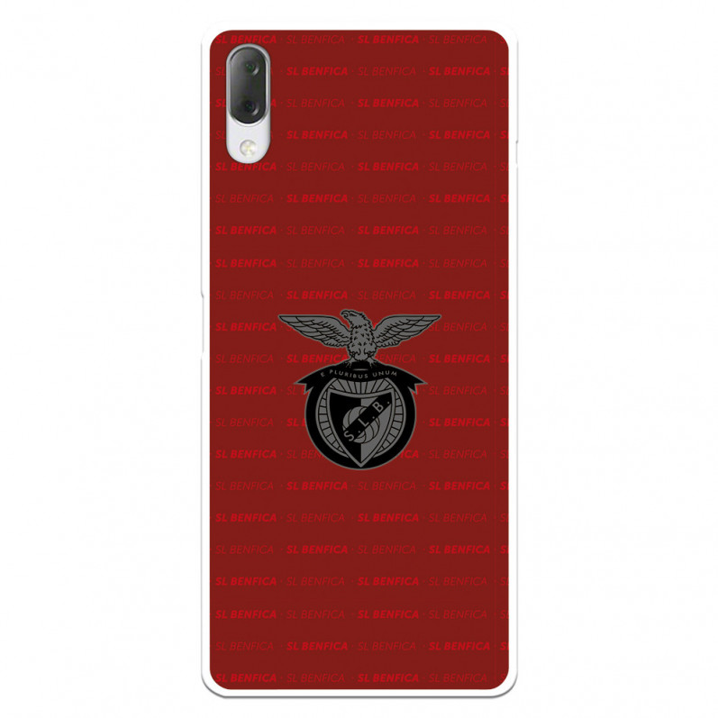 Funda para Sony Xperia L3 del Escudo Fondo Granate  - Licencia Oficial Benfica